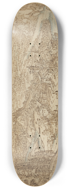 Tobias Verhaecht - River Landscape 8.25 inch art skate deck