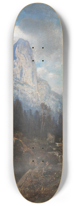 Toni von Stadler - Gebirgslandschaft 8.25 inch art skate deck