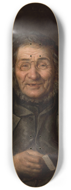 Tytus Maleszewski - Portrait of Ambroy Mieroszewski 8.25 inch art skate deck