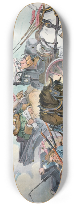 Udo Keppler - Its good is doubtful  its harm is certain 8.25 inch art skate deck