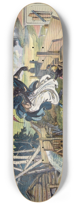 Udo Keppler - The closed canteen and the open dive 8.25 inch art skate deck