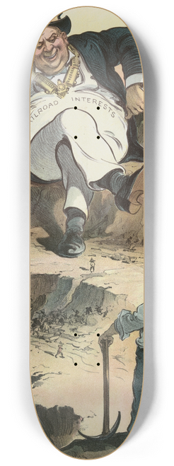 Udo Keppler - The main obstruction at Panama 8.25 inch art skate deck