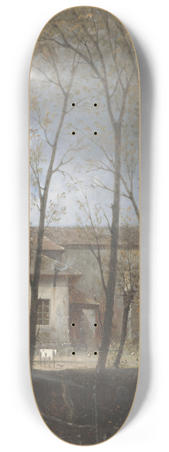 Auguste Jacques Rgnier - Le Cimetire Sainte-Marguerite ; emplacement prsum de la tombe de Louis XVII. 8.25 inch art skate deck