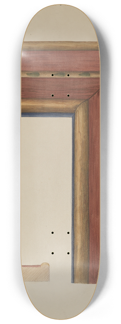 Vera Van Voris - Carved Picture Frame Molding 8.25 inch art skate deck