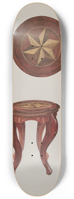 Verna Tallman - Round Stool 8.25 inch art skate deck