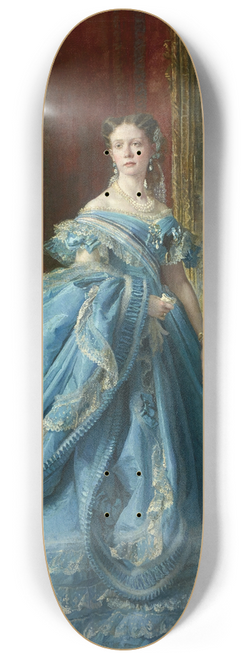 Vicente Palmaroli y Gonzlez - La infanta Isabel de Borbn y Borbn, hija de Isabel II 8.25 inch art skate deck