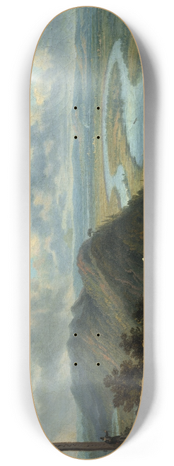 Victor de Grailly - The Oxbow Seen from Mount Holyoke 8.25 inch art skate deck