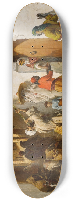 Victor Eeckhout - The Day after Ramadan in Morocco 8.25 inch art skate deck