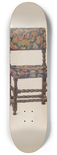 Victor F. Muollo - American Chair with Turkey Work 8.25 inch art skate deck