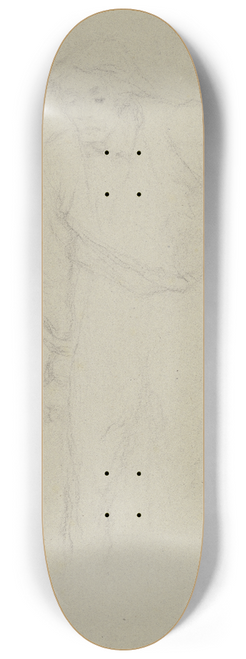 Victor Mller - Dem Betrachter entgegenschreitender Mann in buerlicher Kleidung, den Oberkrper leicht vorgebeugt 8.25 inch art skate deck