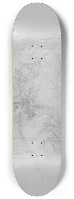 Victor Mller - Mutter mit Kind, links davon der Vater 8.25 inch art skate deck