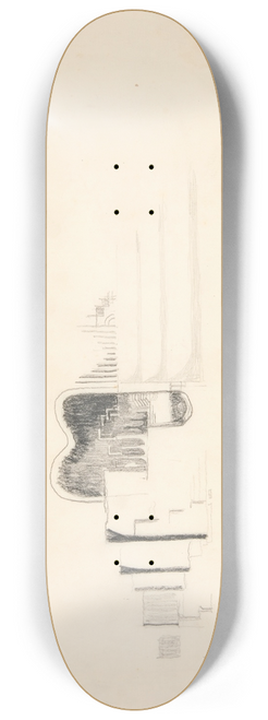 Viking Eggeling - Original drawings and manuscripts by the artist, and documentarymaterial 2 8.25 inch art skate deck