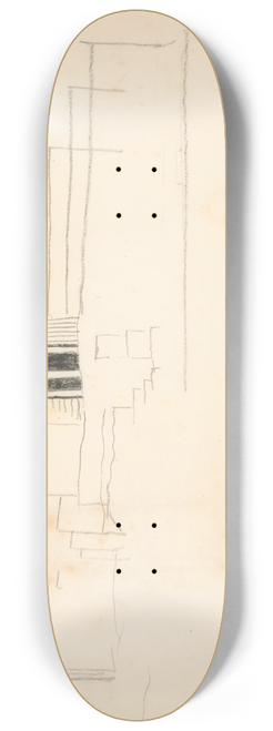Viking Eggeling - Original drawings and manuscripts by the artist, and documentarymaterial 3 8.25 inch art skate deck
