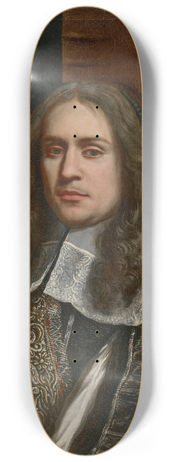 Wallerant Vaillant - Portrait of a man 8.25 inch art skate deck