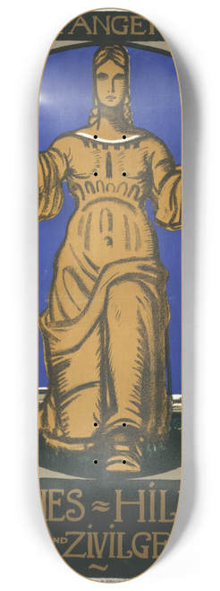 Walter Ditz - Kriegsgefangenenhilfe. Deutsches Hilfswerk fr die Kriegs- und Zivilgefangenen 8.25 inch art skate deck