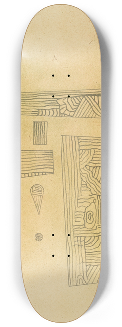 Wassily Kandinsky - Fragmente 8.25 inch art skate deck