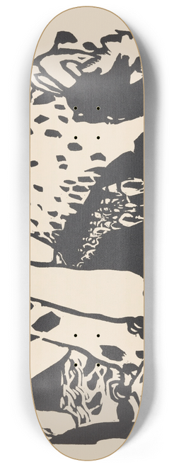 Wassily Kandinsky - Klnge Pl.18 8.25 inch art skate deck
