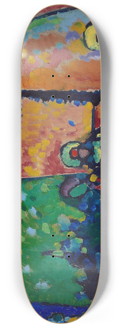 Wassily Kandinsky - Study on Improvisation No. 2 (Funeral March) 8.25 inch art skate deck