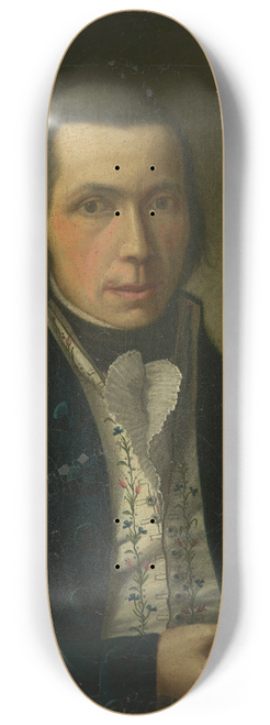 Wendelin Moosbrugger - Portrait of Herr Hberle 8.25 inch art skate deck