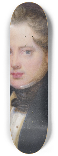 Wenzel Kraus - Brustbild eines jungen Herrn 8.25 inch art skate deck