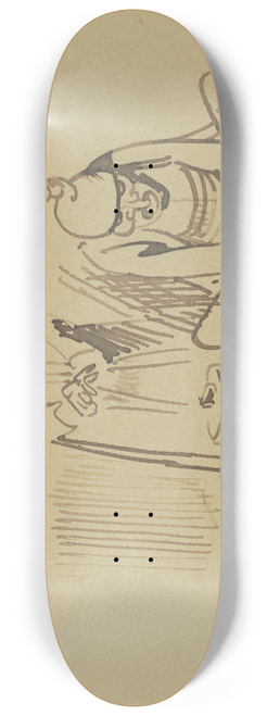 Wilhelm Busch - Am schlimmsten aber  oh! oh! oh! ; Erging es dem guten Fidelio 8.25 inch art skate deck