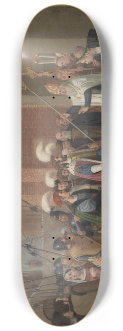 Wilhelm Marstrand - Svend Estridsen and Bishop Vilhelm 8.25 inch art skate deck