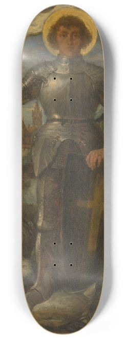 Wilhelm von Diez - St. George 8.25 inch art skate deck