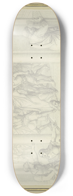 Wilhelm Von Schadow - Repentance of Peter 8.25 inch art skate deck