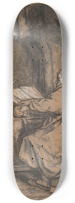 Willem Linnig the Younger - Faust in his Laboratory 8.25 inch art skate deck