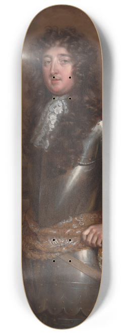 Willem Wissing - An Unknown Man, Probably the ninth Earl of Derby 8.25 inch art skate deck
