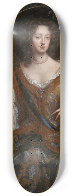 Willem Wissing - Elizabeth Jones, Countess of Kildare 8.25 inch art skate deck