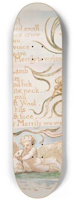 William Blake - Pl. 8  Spring 8.25 inch art skate deck