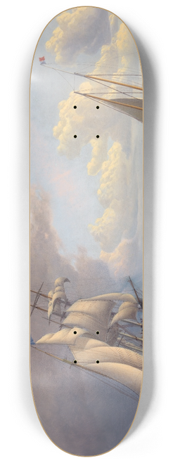 William Bradford - Whaler off the VineyardOutward Bound 8.25 inch art skate deck