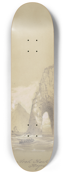 William Brenton Boggs - Arch Rock, Kagosima Bay, Japan 8.25 inch art skate deck