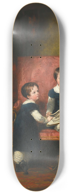 William Collins - Lord Charles (18131894) and Lord Thomas (18131882) Pelham Clinton, Twin sons Of the 4th Duke of Newcastle-Under-Lyne 8.25 inch art skate deck