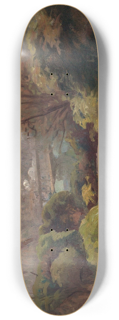 Adolphe-Ernest Gumery - La Tour Eiffel, vue du jardin Delessert 8.25 inch art skate deck