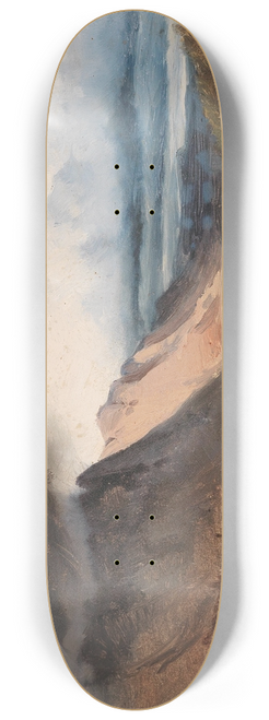 August Schaeffer von Wienwald - The Gosaukamm Mountain Massif 8.25 inch art skate deck