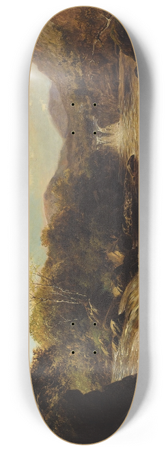 William Henry Mander - On the Llugwy, North Wales 8.25 inch art skate deck