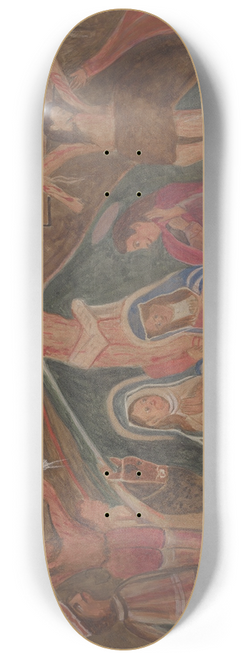 William Herbert - Station of the Cross No. 12  Jesus Dies Upon the Cross 8.25 inch art skate deck