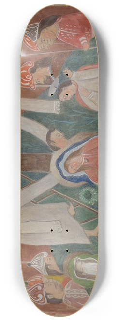 William Herbert - Station of the Cross No. 13  Jesus is Taken Down from the Cross 8.25 inch art skate deck