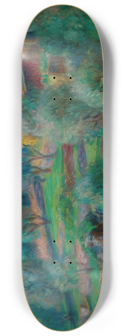 William James Glackens - Terraces, South Of France 8.25 inch art skate deck