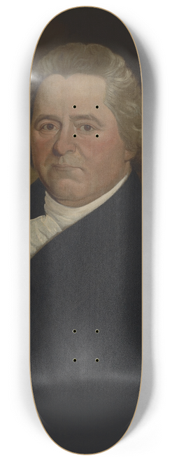 William Jennys - Portrait of Judge Pierpont Edwards 8.25 inch art skate deck