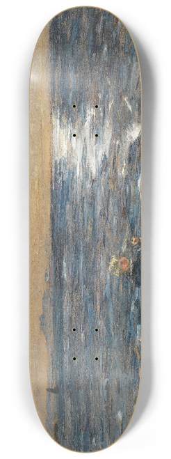 William Mctaggart - Fishing From The Rocks, Port Seton 8.25 inch art skate deck