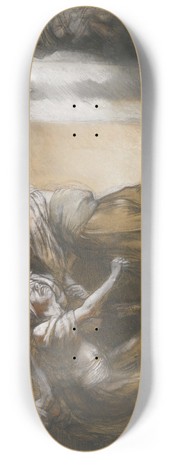 William Orpen - The Three Blind Men (Arabian Nights) 8.25 inch art skate deck