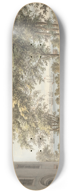William P. Sherlock - Sandham, Isle of Wight 8.25 inch art skate deck