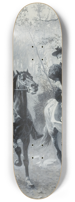 William Robinson Leigh - A Family Reunion in Virginia 8.25 inch art skate deck
