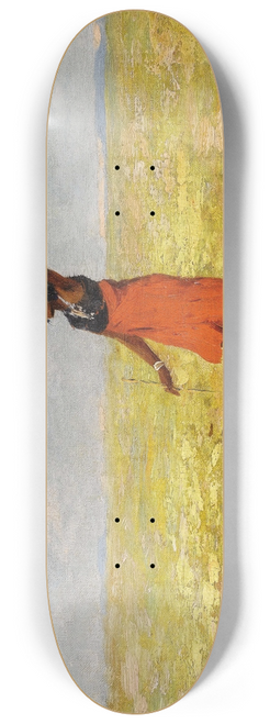 William Robinson Leigh - Blind Hopi Girl Returning from a Desert Watering Hole 8.25 inch art skate deck