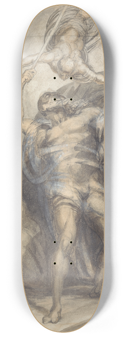 William Young Ottley - Prospero Summoning Ariel 8.25 inch art skate deck