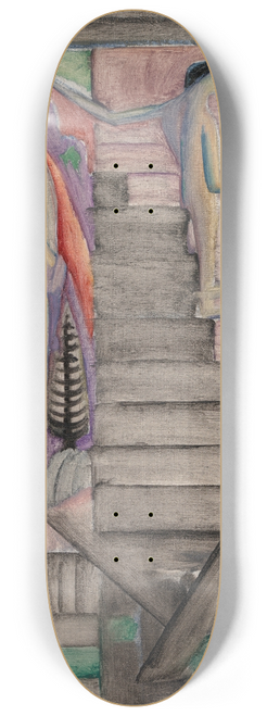 William Zorach - Birth 8.25 inch art skate deck