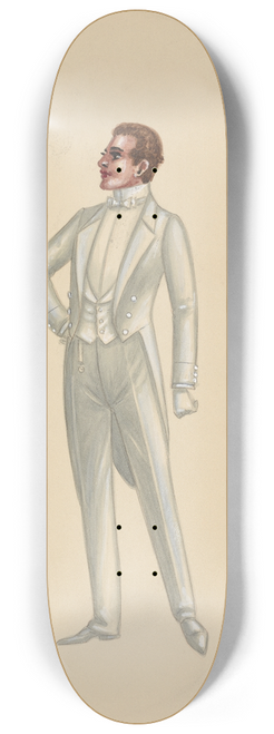 Will R. Barnes - Dapper men 8.25 inch art skate deck